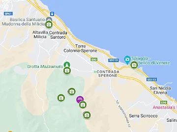 Altavilla Milicia - Mappa