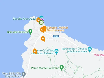 Sicily - All in one Place - Bagheria Mongerbino - Map