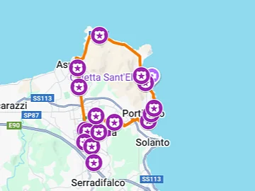 Sizilien konzentriert - Auf den Spuren der Mafia • Karte