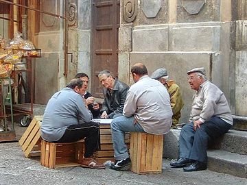 Living in Sicily - Making friends