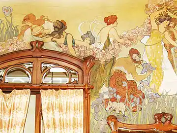 Foto aus der Broschüre 'Architecture and decor of the belle epoque'.