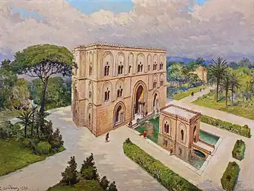 Foto aus der Broschüre 'Normann monuments - Pavilions and gardens'.