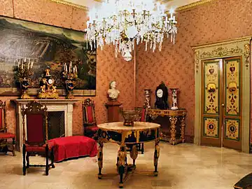 Foto aus der Broschüre 'Villas and palaces in the 18th century'.