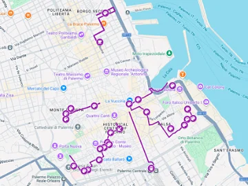 Karte auf Google Maps der interessantesten Street Art Locations