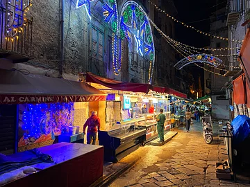 Palermo ◑ Winter-Lichter - Mercato 'Ballarò'