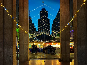Palermo ◑ Winter-Lichter - Weihnachtsmarkt 'Piazzale Ungheria'