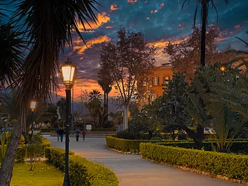 Palermo ◑ Winter-Lichter - Villa Bonanno