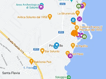 Santa Flavia - Porticello - Map