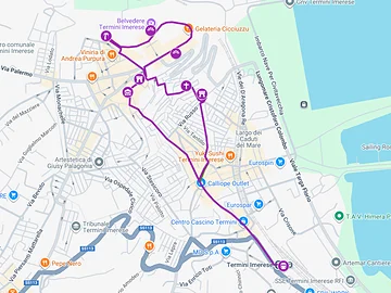 Termini Imerese - Karte