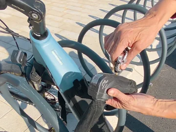 Rent a bike in Sicily - Video tutorials - Theft protection