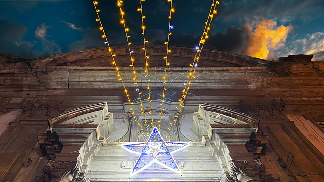 Sizilien konzentriert - Palermo ◑ Winter-Lichter - Kathedrale mit Orangen